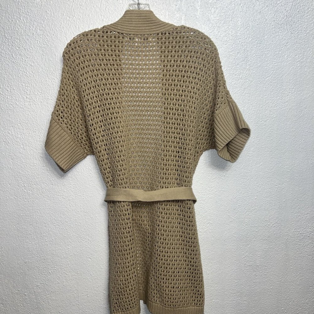 LC Lauren Conrad Womens Open knit Belted size XS CARDIGAN FAIRY LONG BEACH BOHO - Picture 6 of 8